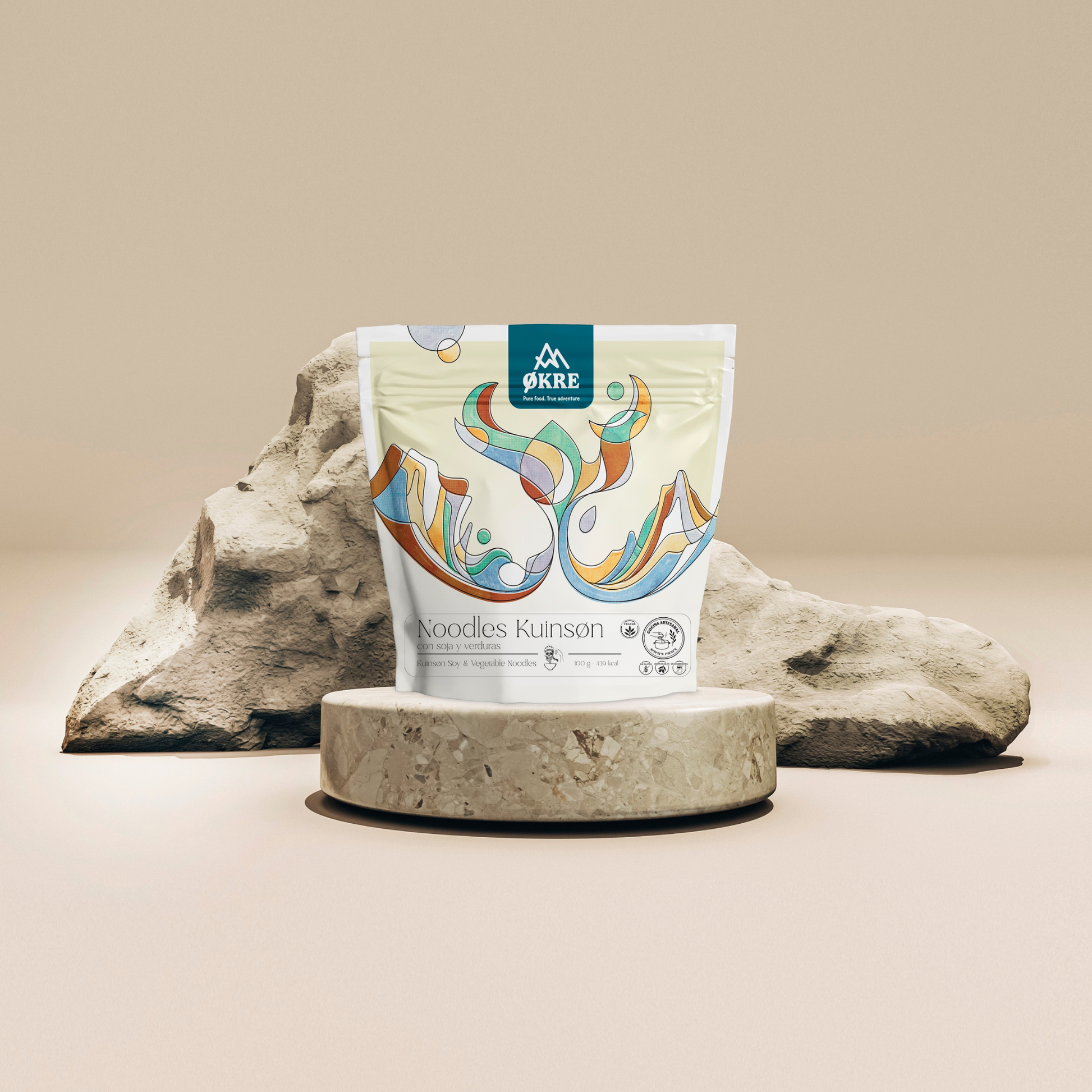 Noodles Kuinsøn con soja · Comida liofilizada artesanal